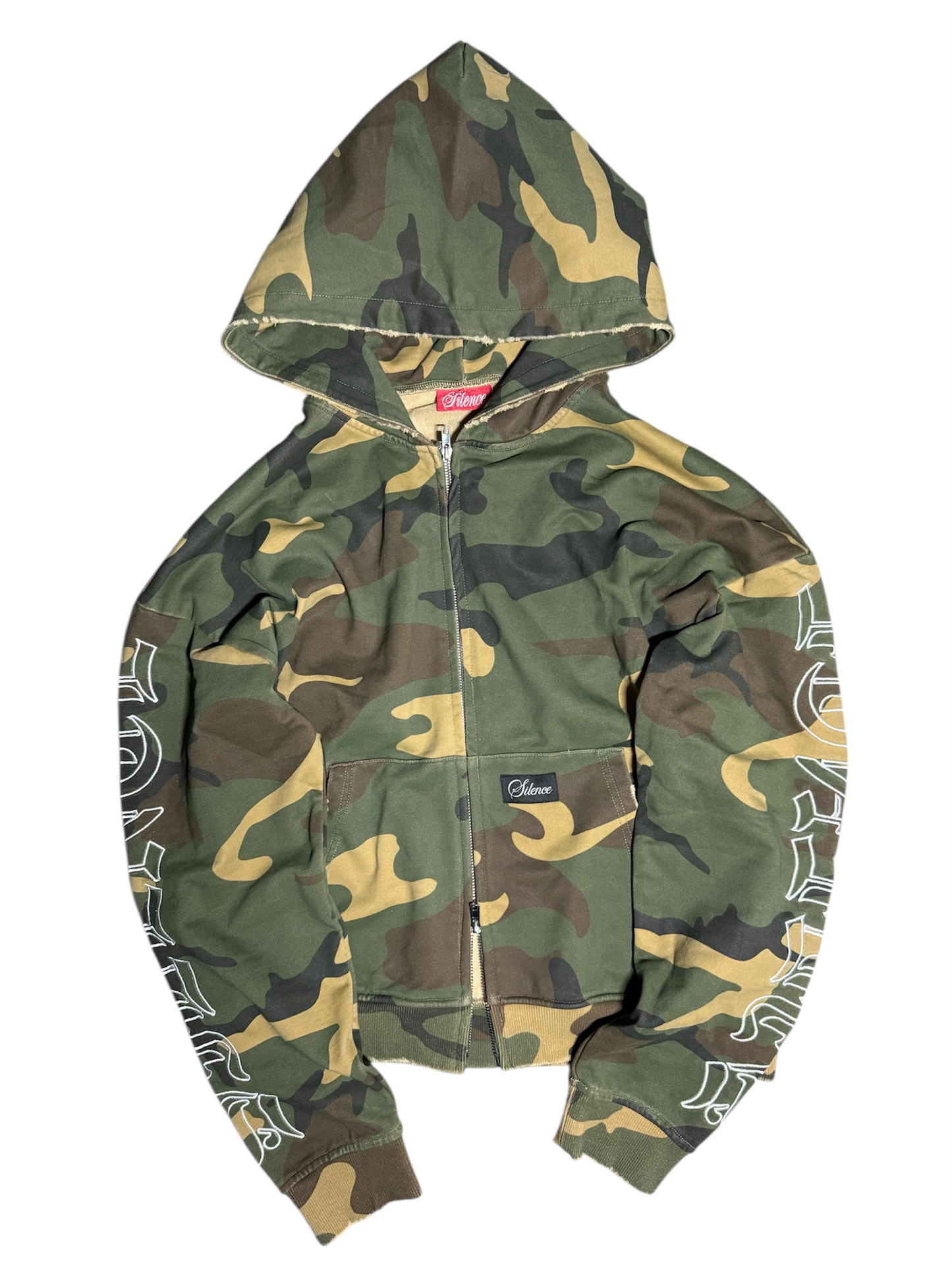 Camo Silence zip Hoodie